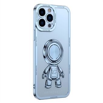 YOOBAO TPU telefonfodral för iPhone 13 Pro  Spaceman Design Elektroplering Antislitageskyddande bakstycke Stativ
