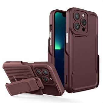 Explorer-serien för iPhone 13 Pro 6,1 tum avtagbar ryggklämma Kickstand PC + TPU skyddsfodral Dropsäkert telefonfodral