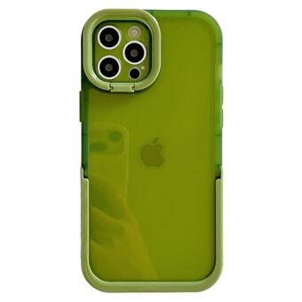 För iPhone 13 Pro 6,1 tum Candy Color Anti-dropp telefonfodral med dold Kickstand TPU bakskal