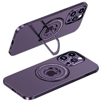 För iPhone 13 Pro 6,1 tum magnetiskt telefonfodral Kompatibel med MagSafe Kickstand metall mobiltelefonskal