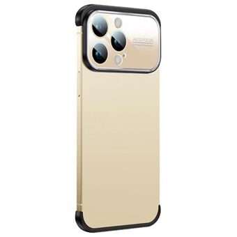 No-Back Bumper Case för iPhone 13 Pro 6,1 tum TPU+Acrylic Lens Guard Slim Phone Cover