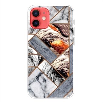 Marble Pattern Soft TPU Phone Back Case för iPhone 13 mini