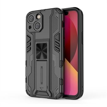 Full-Body Rugged Dual-Layer PC + TPU Shockproof Protective Cover with Kickstand for iPhone 13 mini 