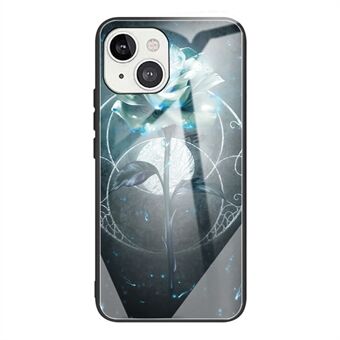 Mönstertryckglas + TPU Combo Shock Absorption Hybrid Cover för iPhone 13 mini 