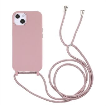 Flexibel TPU-mobiltelefon bakfodral-skydd med justerbar rem för iPhone 13 mini 