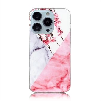 Marble Series IMD Printing Slim Fit Ultra-Thin Anti-Scratch Shock Proof TPU Gel Case for iPhone 13 Pro Max 6.7 inch