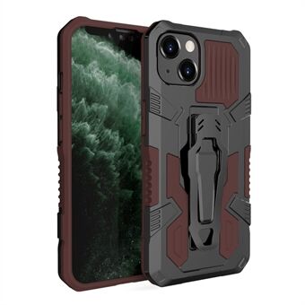 Fallsäkert ryggklämma Kickstand Design telefonskal med metallplåt för iPhone 13 Pro Max 