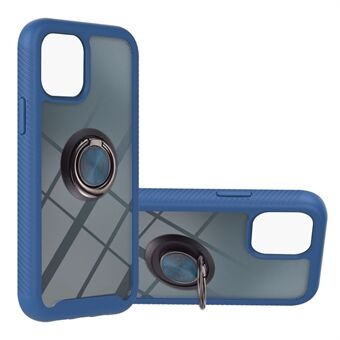 TPU + PC Hybrid Cover Mobiltelefonfodral med Ring Stativ för iPhone 13 Pro Max 