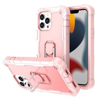 Dual Color Hybrid Case Telefonskal med 360 graders rotation Kickstand för iPhone 13 Pro Max 
