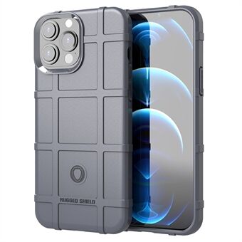 Robust fyrkantig rutnätsdesign Stötsäker TPU telefon bakfodral skydd för iPhone 13 Pro Max 