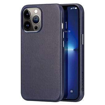 DUX DUCIS Naples Series Magnetic Case for iPhone 13 Pro Max  Genuine Leather Coated Hard PC Anti-Scratch Cover