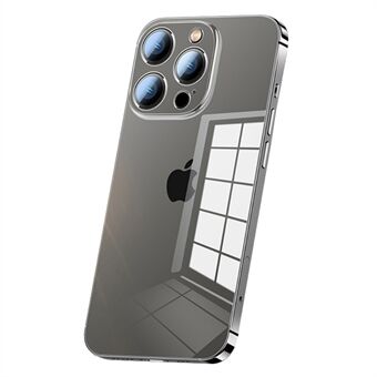 YOOBAO för iPhone 13 Pro Max  härdat glas+silikonfodral Transparent Telefon Slim Fodral Dropsäkert mobiltelefonskal