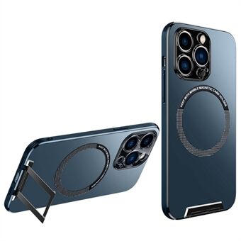 Magnetisk telefonfodral för iPhone 13 Pro Max 6,7 tum, Kickstand Anti-Drop Aluminium Alloy+TPU+PC Telefonskydd Kompatibel med MagSafe