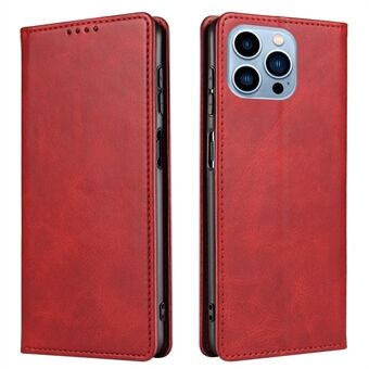Flip Phone Case Plånbok för iPhone 13 Pro Max 6,7 tum, magnetiskt Stand Calf Texture Cover