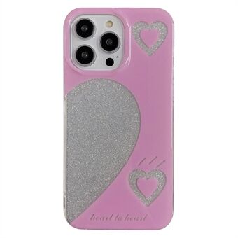 För iPhone 13 Pro Max 6,7 tums bakskal IMD Glitter Powder Anti-drop PC+TPU telefonskyddsfodral