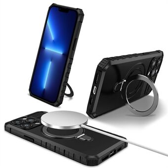 TPU+PC-telefonfodral för iPhone 13 Pro Max 6,7 tum Kickstand-telefonfodral Kompatibel med MagSafe-laddare