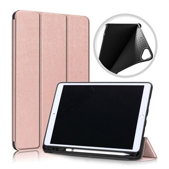 Tri-fold Stand Smart Tablet Case med Stylus Pen Slot för iPad (2021) / (2020) / (2019)