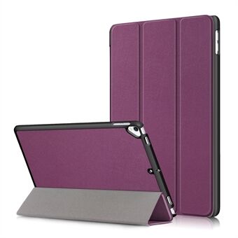 För iPad (2021) / (2020) / (2019) Tri-fold Stand Leather Protective Tablet Cover Case