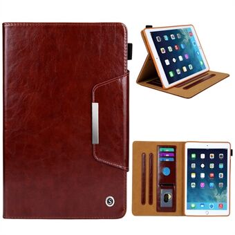 Crazy Horse Texture Stand Card Slots PU Leather Tablet Cover för iPad (2021) / (2020) / (2019) / iPad Pro  (2017) / iPad Air  (2019)