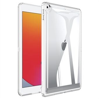 Bakre skal till iPad 10.2 (2021) / (2020) / (2019) Fallsäker genomskinlig akryl+TPU surfplatta
