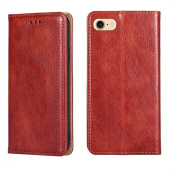Solid Color Auto-Magnetic Leather Phone Case for iPhone 7/8/SE (2020)/SE (2022)