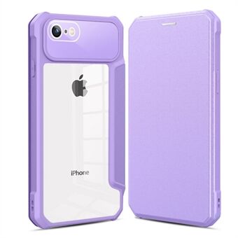 For iPhone 7 / iPhone 8 / iPhone SE 2020/2022, Business Style PU Leather+TPU+PC Case Magnetic Auto-closing Phone Cover with Card Slot Stand