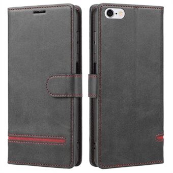 For iPhone 6 / iPhone 6S / iPhone 7 / iPhone 8 / iPhone SE 2020/2022, Drop-proof Phone Flip Leather Case Wallet with Magnetic Clasp Shock Resistant Splicing Phone Protective Cover Stand