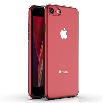 För iPhone 8/7/SE (2020)/SE (2022) Anti-damm mobiltelefonfodral Ultra Slim HD Klart stötsäkert flexibelt TPU-skal