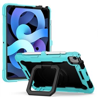 Dual Protection PC and Silicone Tablet Case with Rotating Kickstand Design for iPad Pro (2021)(2020)(2018)/Air (2020)/Air (2022)