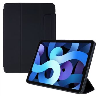 Löstagbart 2-i-1 tabletfodral för iPad Air (2022) / (2020), Trifold Stand PU Läderfodral Magnetisk Absorption TPU + Akrylskal med kameraram