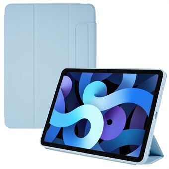 Löstagbart 2-i-1 tabletfodral för iPad Air (2022) / (2020), Trifold Stand PU Läderfodral Magnetisk Absorption TPU + Akrylskal med kameraram