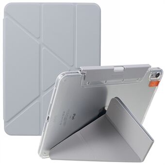 MUTURAL Origami Stand Fodral för iPad Air (2020) / (2022) , PU-läder skyddande tablettfodral med avtagbar pennhållare