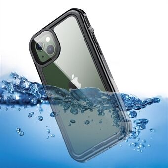För iPhone 14  Transparent vattentätt telefonfodral Dropsäkert Fullt skydd Mobiltelefonskal