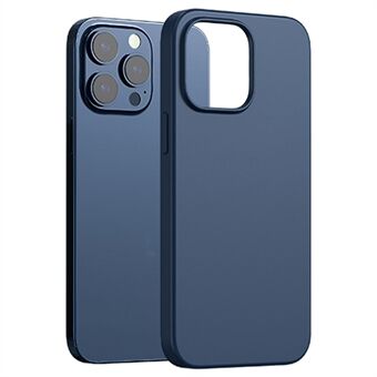 AZEADA Silikontelefonfodral för iPhone 14 , färgseriens telefonskyddsbaksida