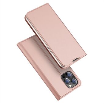 DUX DUCIS Skin Pro Series för iPhone 14 Pro s korthållare Telefonfodral PU-läder + TPU- Stand Stötsäkert skal