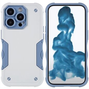 För iPhone 14 Pro  Drop Resistant Mobilfodral PC Baksida + Mjuk TPU Bumper Skyddsfodral