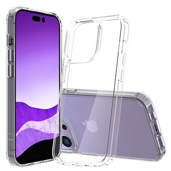 Kristallklart droppsäkert telefonfodral för iPhone 14 Pro , Hybrid PC + TPU skyddsfodral