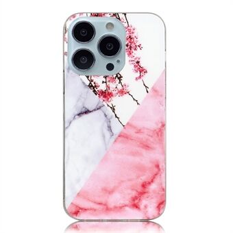 Skyddande telefonfodral för iPhone 14 Pro , IMD marmormönster Välskyddat mjukt TPU skyddsfodral