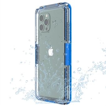 För iPhone 14 Pro  undervattenstelefonfodral Anti-Drop skyddande skal IP68 Vattentåligt fodral