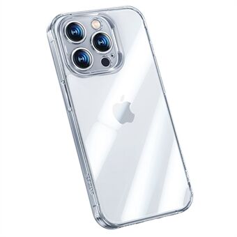 BENKS Kristallklart telefonfodral för iPhone 14 Pro Skyddsfodral Anti-Fall Mjuk TPU + glasbaksida telefonfodral