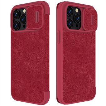 NILLKIN Qin Pro Series för iPhone 14 Pro Ultra Slim telefonfodral Korthållare Stötsäker telefonskal med skjutbart linsskydd