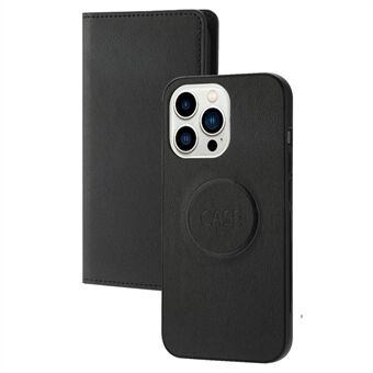 För iPhone 14 Pro Ultratunt löstagbart läderplånboksfodral Stötsäkert magnetiskt lås Mobilskal
