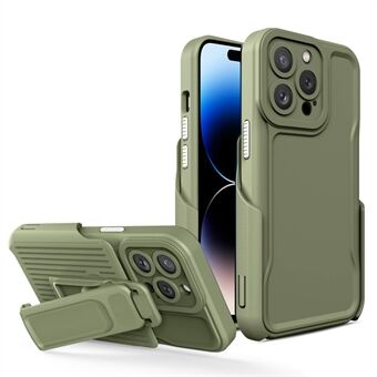 Explorer-serien för iPhone 14 Pro Stötsäkert Hybrid-telefonfodral Avtagbar bakre Clip Kickstand PC + TPU-telefonfodral