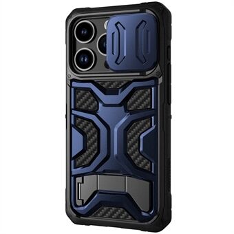 NILLKIN Adventurer Pro för iPhone 14 Pro Anti-droppfodral Kickstand Slide Camera Cover Design TPU+PC Telefon Skyddsfodral