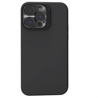 NILLKIN Lenswing Magnetic Case för iPhone 14 Pro, Kameralinsskydd Dold Kickstand Silikon Telefonskydd Kompatibel med MagSafe