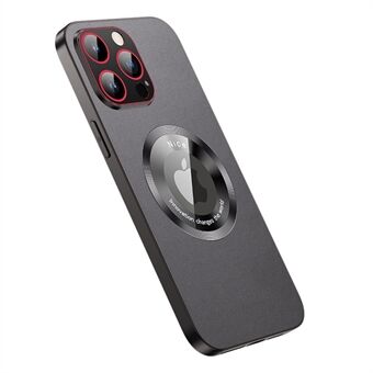 RH05 Magnetic Phone Shell för iPhone 14 Pro Fodral Mjuk TPU PC PU Läderbelagd telefonskal