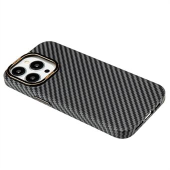 DGKAMEI för iPhone 14 Pro Carbon Fiber Texture Magnetisk telefonfodral Hårt PC Anti- Scratch skal kompatibelt med Magsafe