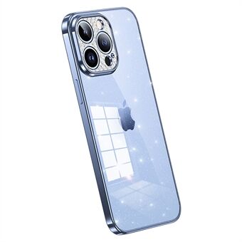 SULADA För iPhone 14 Pro Rhinestone Decor Telefonfodral Glitter galvanisering TPU-skal