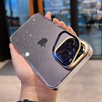 Telefonskal för iPhone 14 Pro Bump Proof Glitter PC-fodral med kameraskydd Kickstand