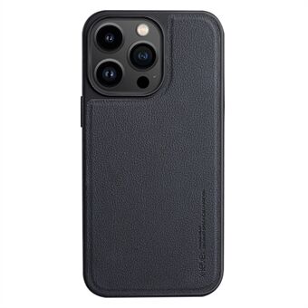 X-LEVEL för iPhone 14 Pro telefonfodral Kompatibel med MagSafe PU-läderbelagd TPU-telefonskal